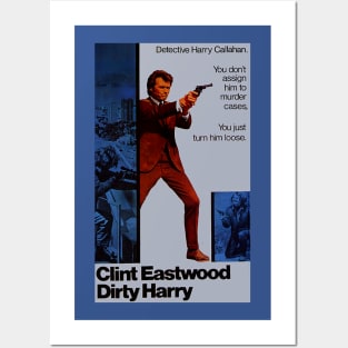 Classic Clint Eastwood Movie Poster - Dirty Harry Posters and Art